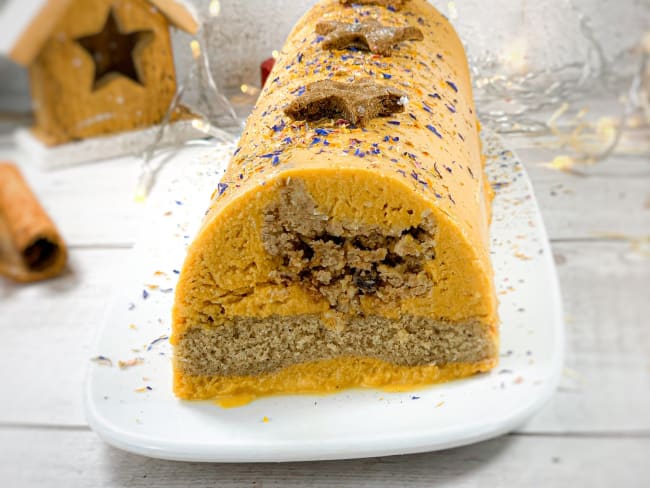 Bûche glacée au butternut