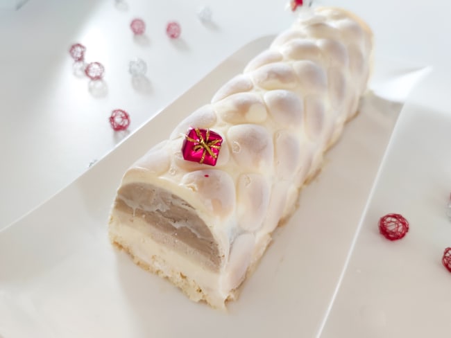 Bûche de noël façon tiramisu