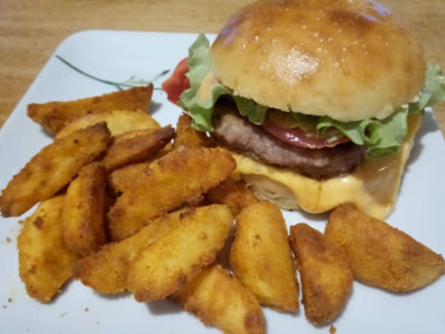 Burger 🍔 et potatoes maison