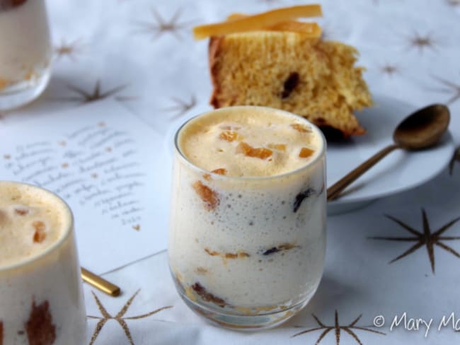 Tiramisu aux écorces d'orange et panettone