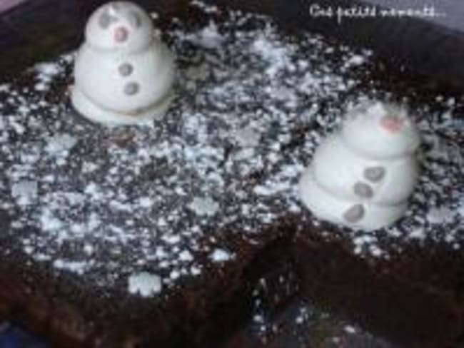 Fondant à la Crème de Marron et au Chocolat