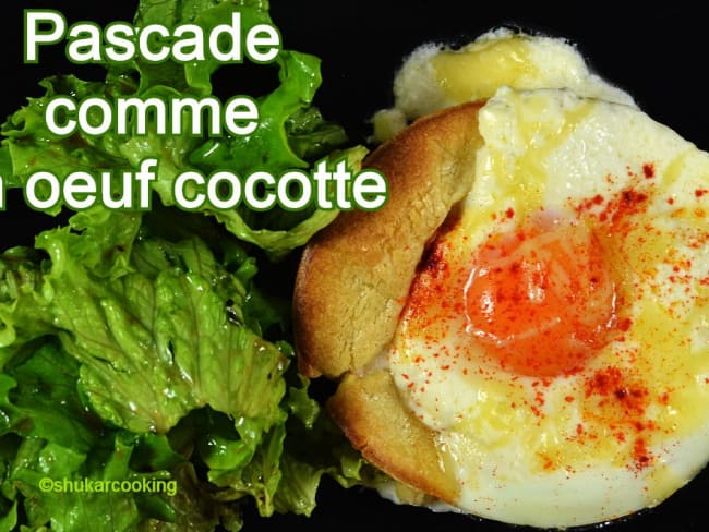 Pascade aveyronnaise comme un œuf cocotte.