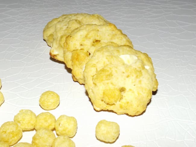 Biscuits aux Miel Pops et au chocolat blanc