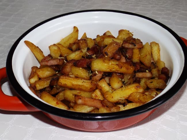 Barboton de frites, recette stéphanoise