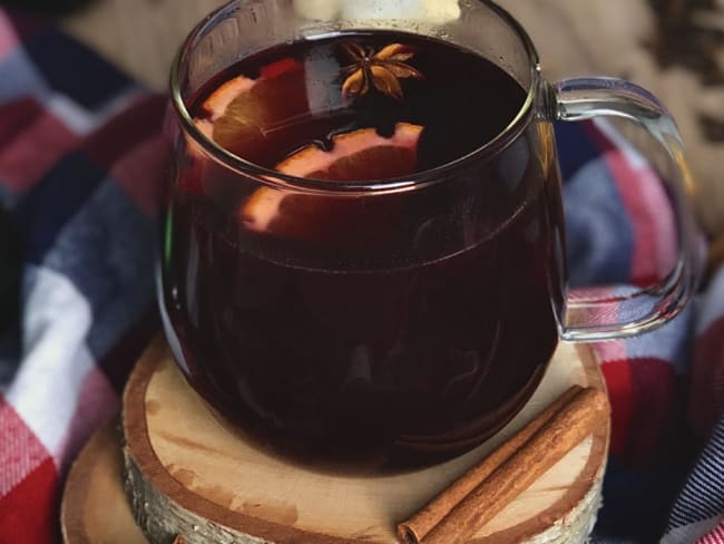 Vin chaud de Noël aux épices 