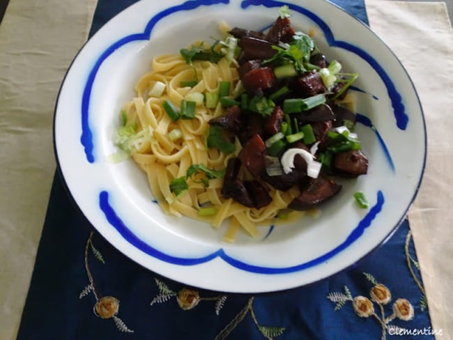 Aubergines à la sichuanaise, une recette du restaurant Yam'tcha à Paris