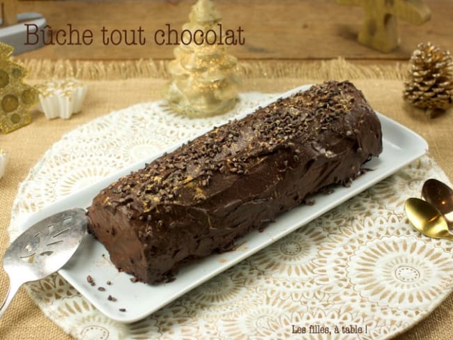 Bûche tout chocolat