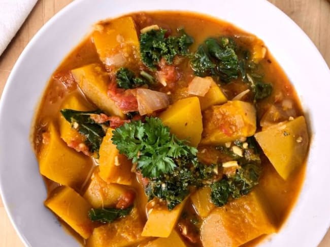 Curry de courge vegan