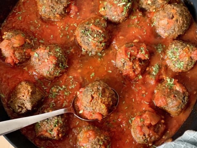 Boulettes vegan aux lentilles et aux champignons