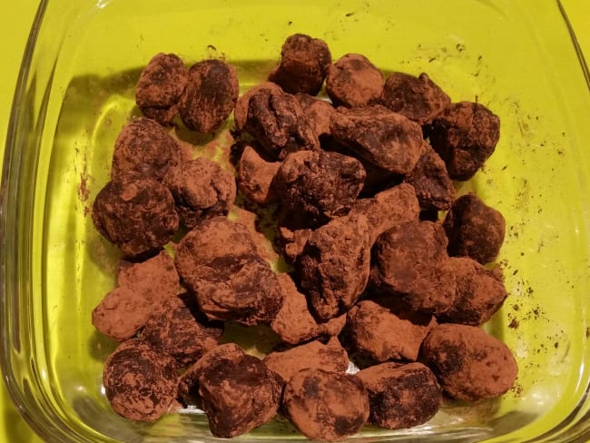 Truffes chocolat amandes