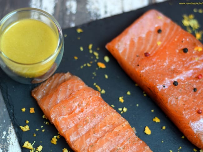 Sauce moutarde comme au fast food pour accompagner le gravlax