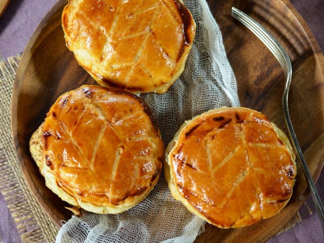 Mini galettes des rois aux zestes de citron