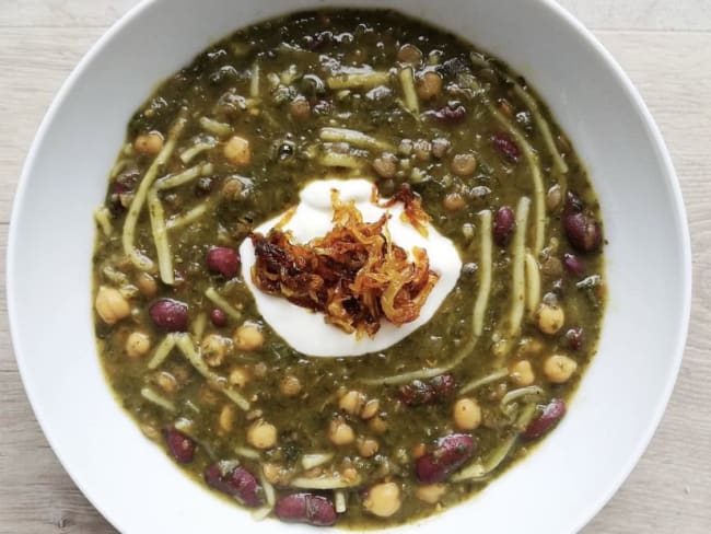 Ash-e Reshteh Soupe iranienne traditionnelle