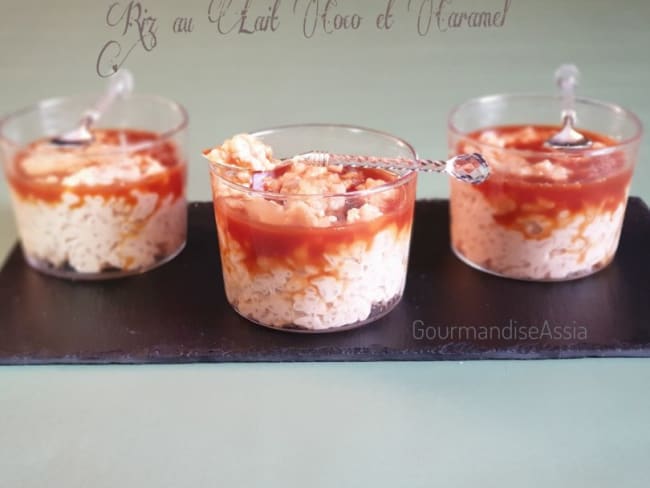 Riz au Lait Coco et Caramel au Beurre Salé