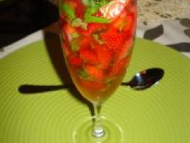 Fraises au Basilic et Limoncello