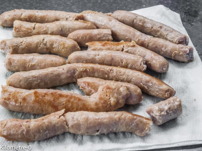 Recette des saucisses confites