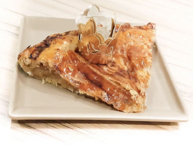 Galette des rois express aux pommes sans gluten, sans lait, sans sucre, sans oeuf