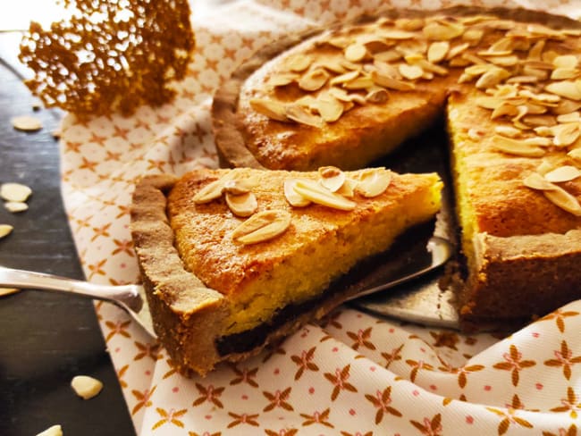 Tarte choco-frangipane