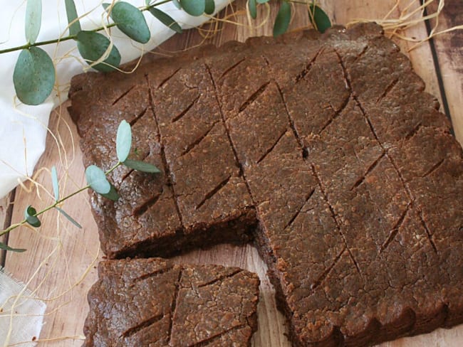 Galette des rois tout chocolat sans gluten