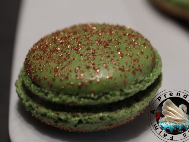 Macarons thé matcha