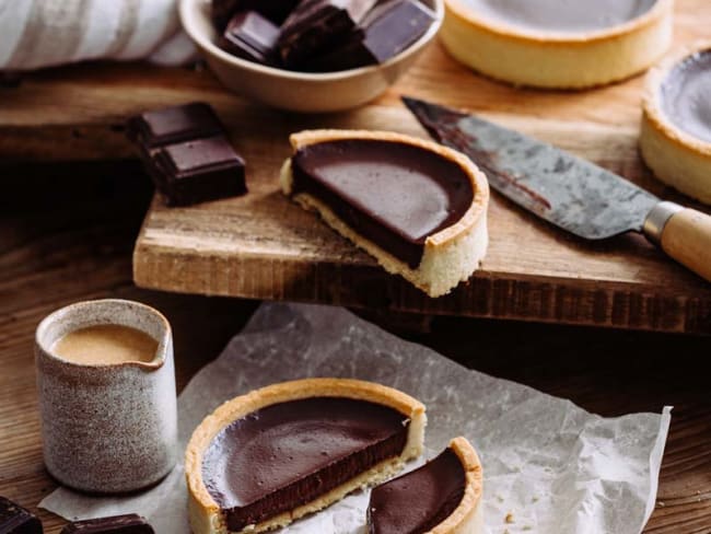 Tartelettes au chocolat pour le goûter