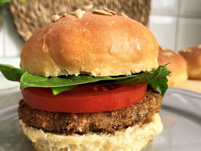 Hamburger aux lentilles