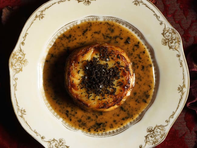 Petit gâteau de tartouffes aux truffes