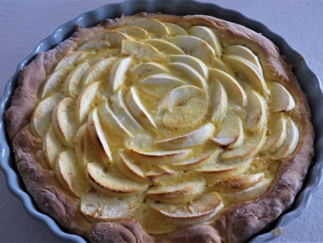 Tarte briochée aux pommes