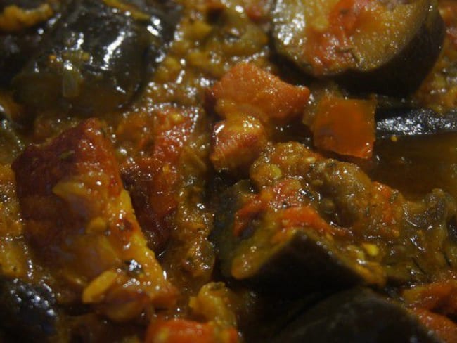 Rougail Boucané bringelles (Aubergines)