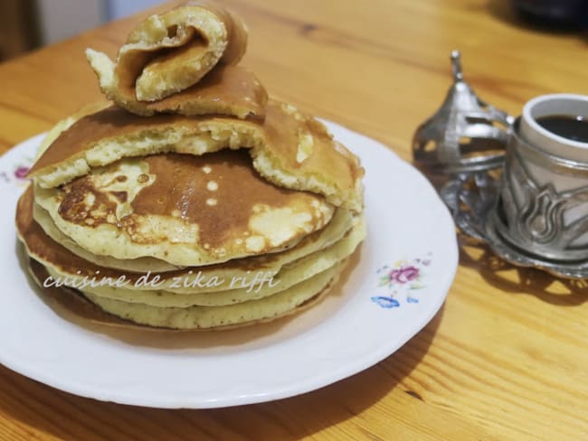 PANCAKES SANS OEUFS SANS LAIT A LA FARINE COMPLETE