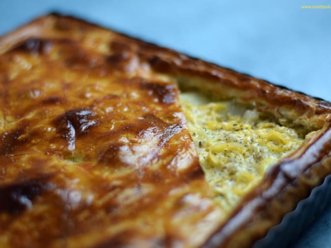 Tourte aux pommes de terre et cheddar