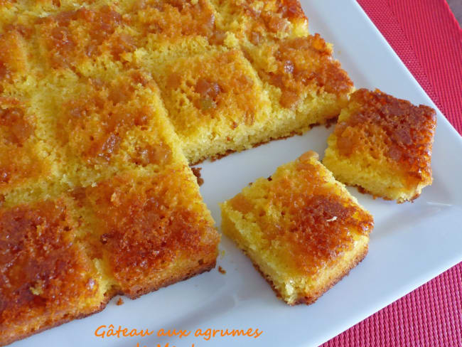 Gâteau aux agrumes de Menton bien moelleux