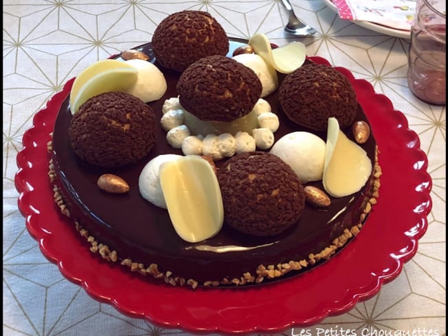 Tarte automnale Orée des Bois (poires chocolat)