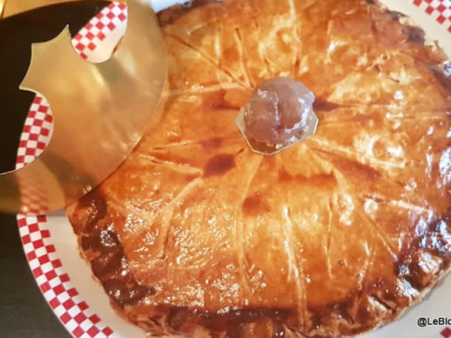 Galette de rois aux amandes, marrons et pommes