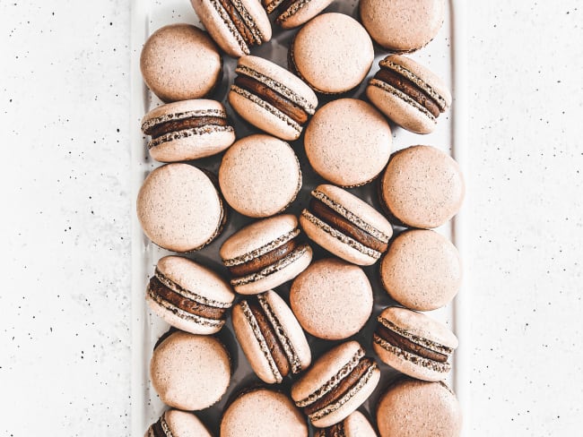 Macarons au chocolat