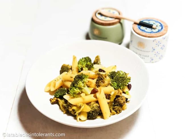 Penne au brocoli sans gluten ni lactose