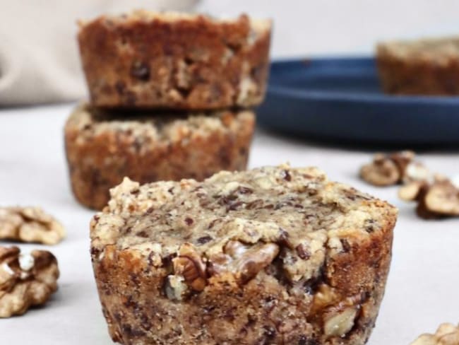 Muffins aux bananes à la farine de noix de coco