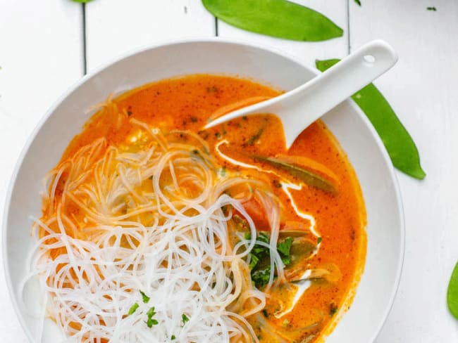 Tom Yam, soupe thaïe au lait de coco