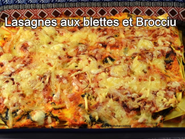 Lasagnes aux blettes et brocciu