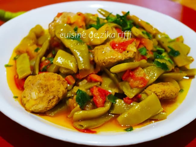 Tajine d'agneau aux haricots verts