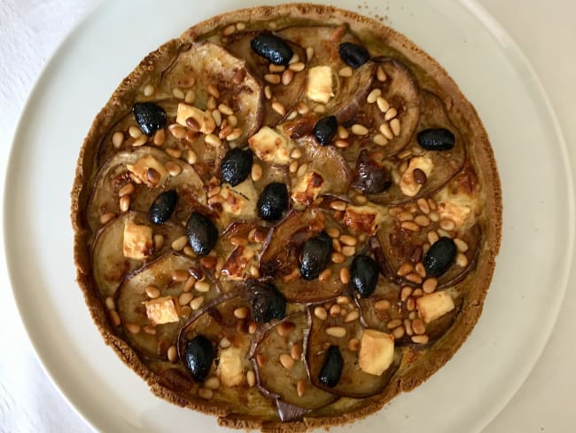 Tarte aux aubergines