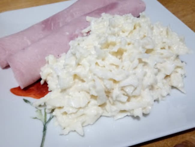 Le céleri rémoulade au fromage blanc