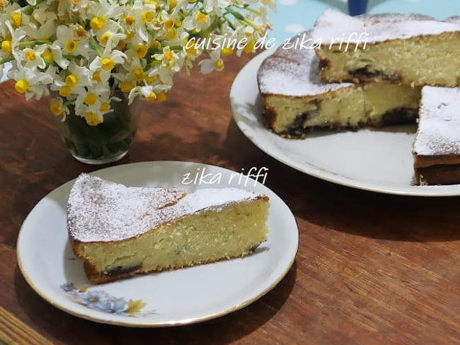 GÂTEAU MOELLEUX AU CITRON VERT ENTIER ET RICOTTA