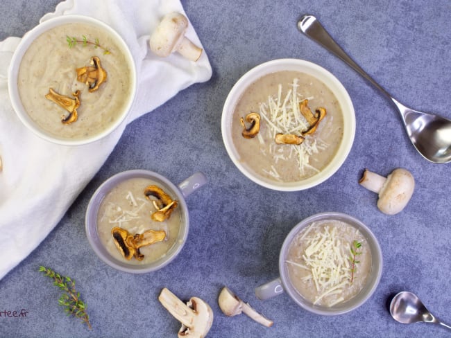 Velouté aux champignons de Noël VEGAN