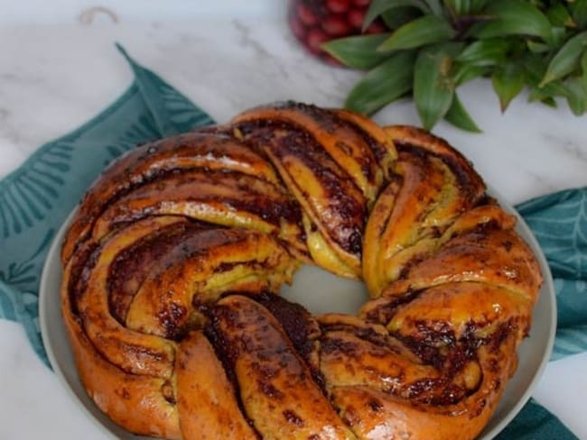 Babka pistache et cerises