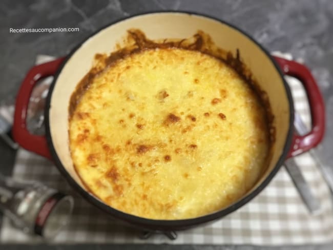 Gratin de navets sauce mornay