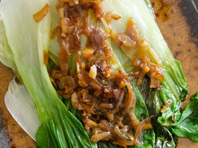 Pak choy à l'ail et au gingembre : une recette facile et rapide