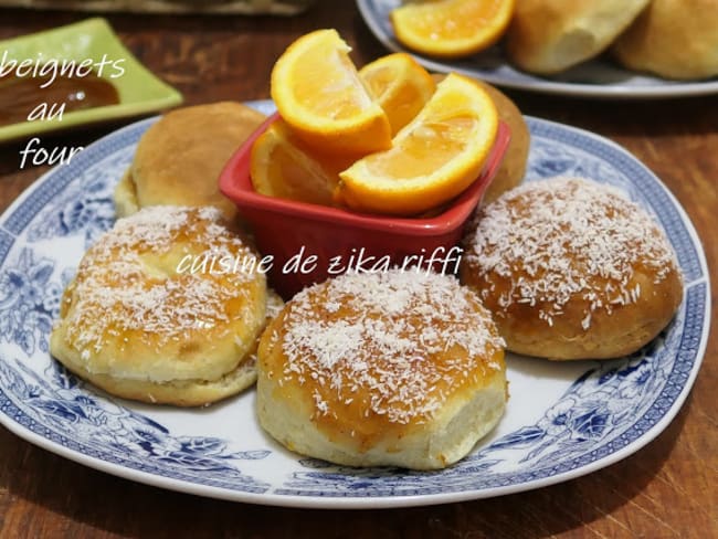 BEIGNETS ALGERIENS CUISSON AU FOUR- SANS PETRISSAGE ET INRATABLE