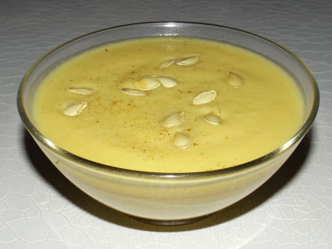 Velouté de butternut au Caprice des Anges