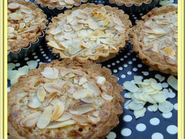 Tartelettes lait de coco amandes